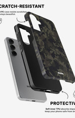 Samsung Galaxy S25 Tough Case – Jungle Green Camo - View 2