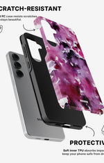 Samsung Galaxy S25 Tough Case – Floral Splash - View 2