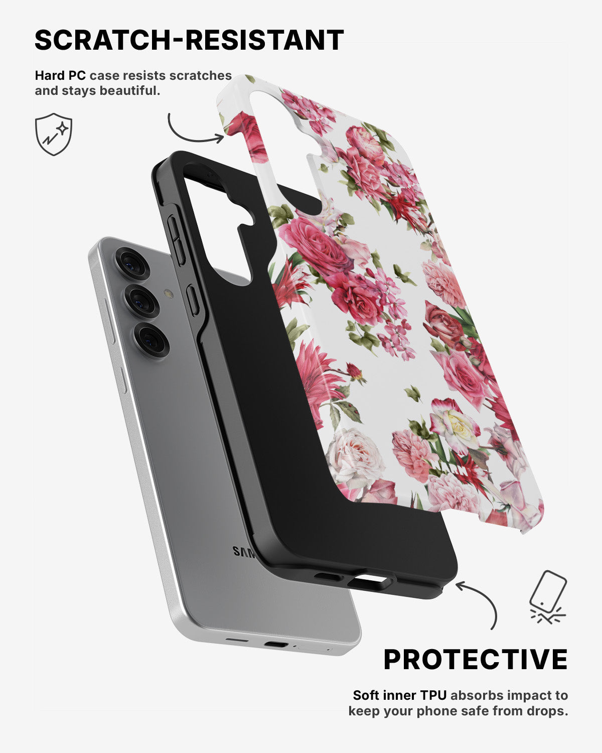 Samsung Galaxy S25 Tough Case – Garden Glow - View 2