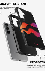 Samsung Galaxy S25 Tough Case – Color Wave - View 2