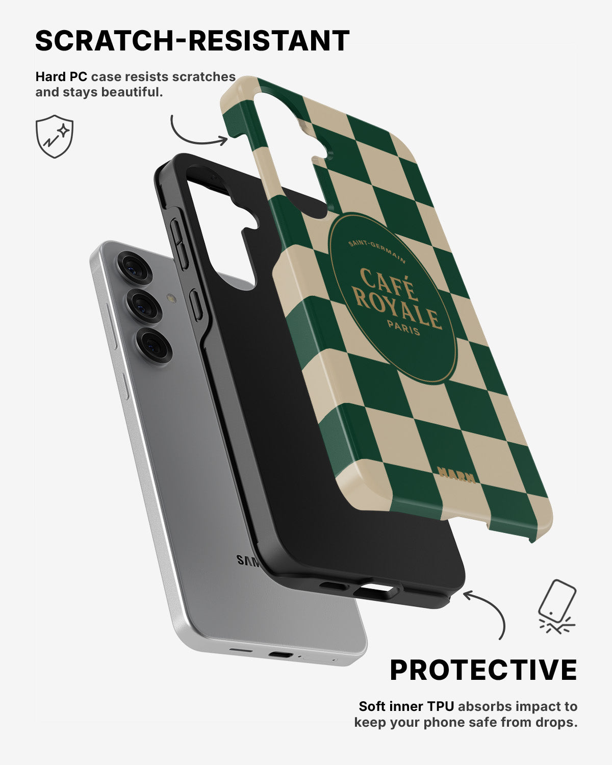 Samsung Galaxy S25 Tough Case – Cafe Royale - View 2