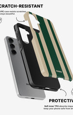 Samsung Galaxy S25 Tough Case – Vert Stripe - View 2