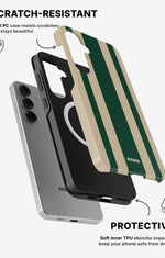 Samsung Galaxy S25 Tough Case – Vert Stripe - View 2