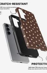 Samsung Galaxy S25 Tough Case – Choco Dots - View 2