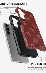 Samsung Galaxy S25 Tough Case – Cherry Bows - View 2