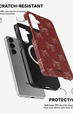 Samsung Galaxy S25 Tough Case – Cherry Bows - View 2