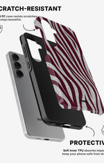 Samsung Galaxy S25 Tough Case – Velvet Zebra - View 2