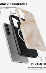 Samsung Galaxy S25 Tough Case – Sand Stone - View 2