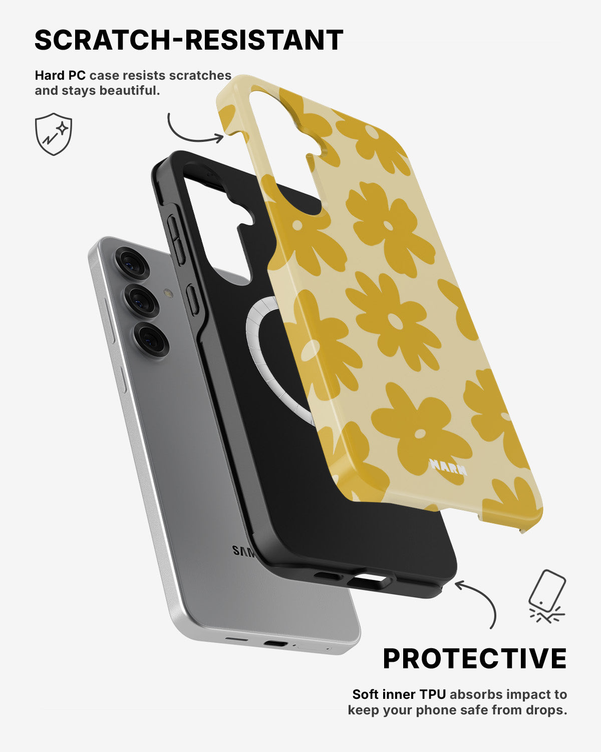 Samsung Galaxy S25 Tough Case – Bella Fiore - View 2