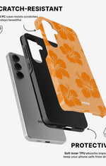 Samsung Galaxy S25 Tough Case – Sunset Bloom - View 2