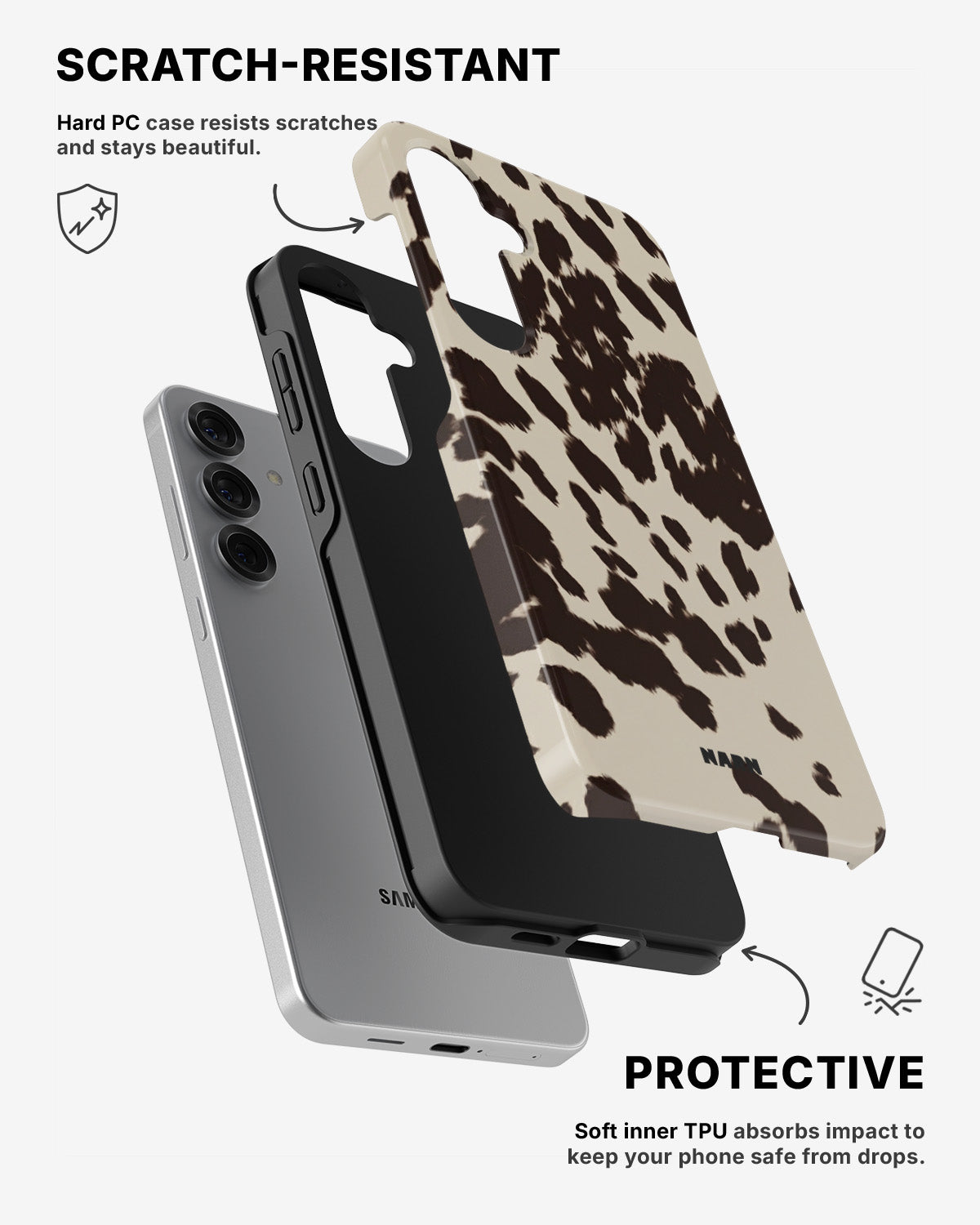 Samsung Galaxy S25 Tough Case – Cowhide - View 2