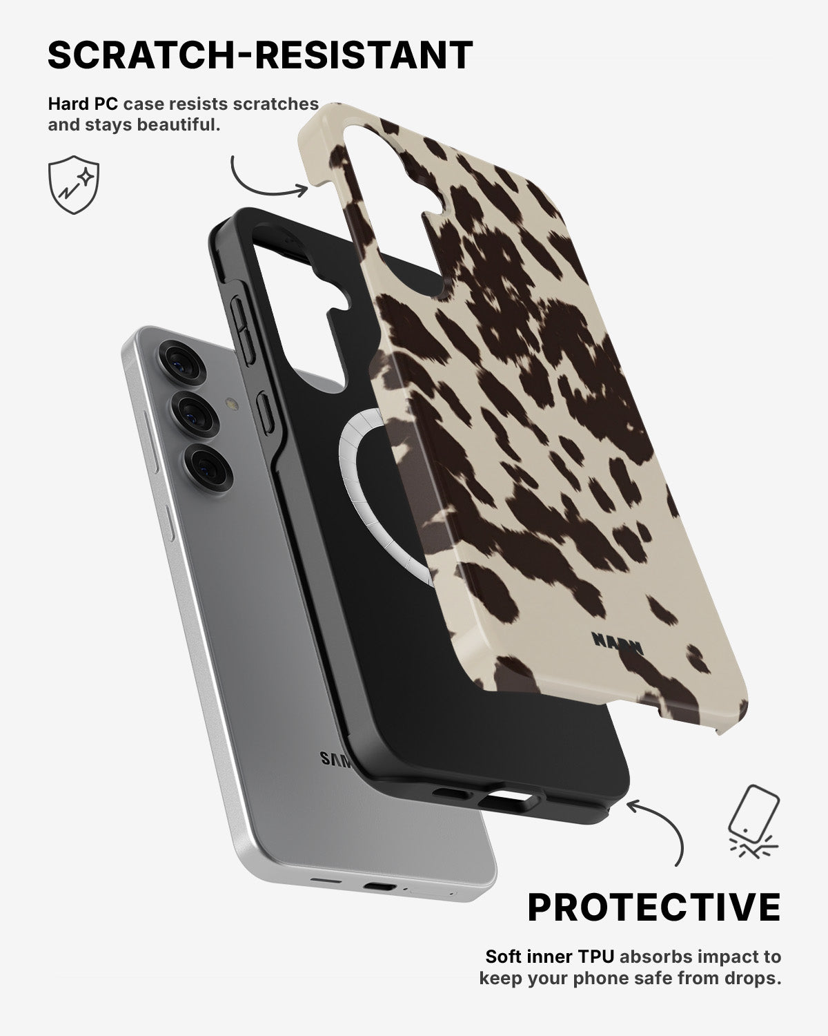 Samsung Galaxy S25 Tough Case – Cowhide - View 2