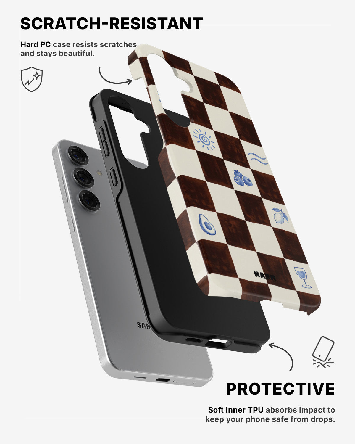 Samsung Galaxy S25 Tough Case – Dolce Grid - View 2