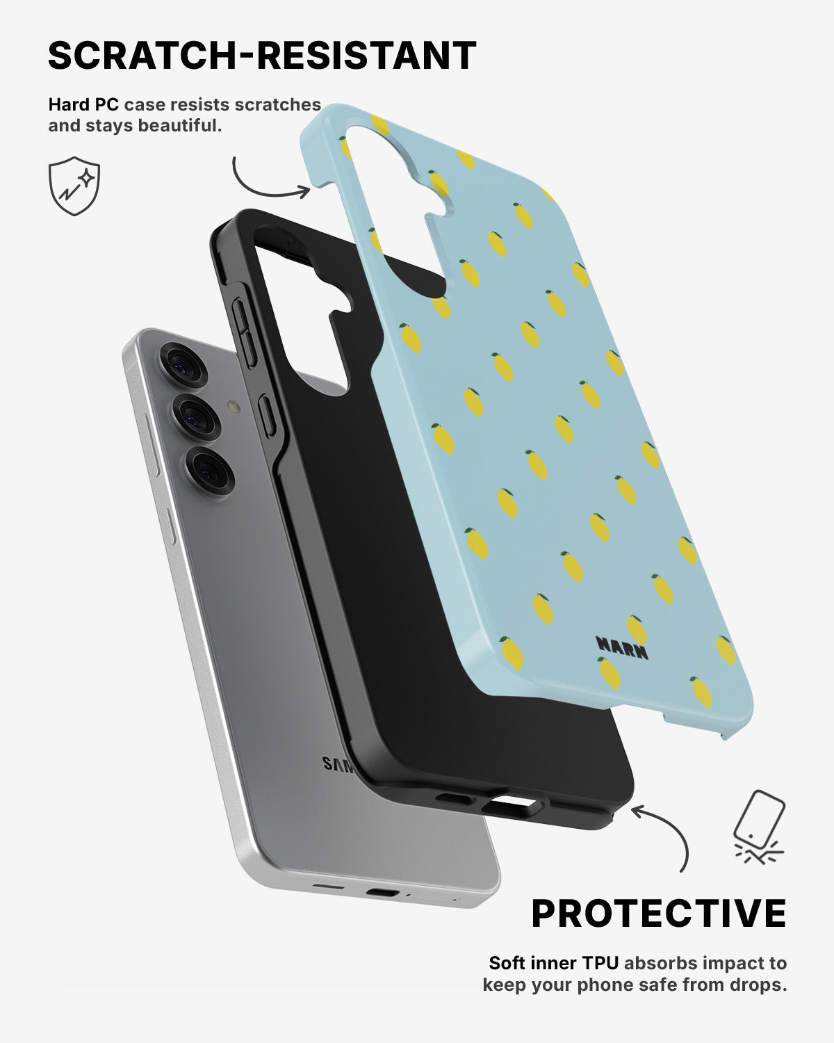 Samsung Galaxy S25 Tough Case – Limonata - View 2