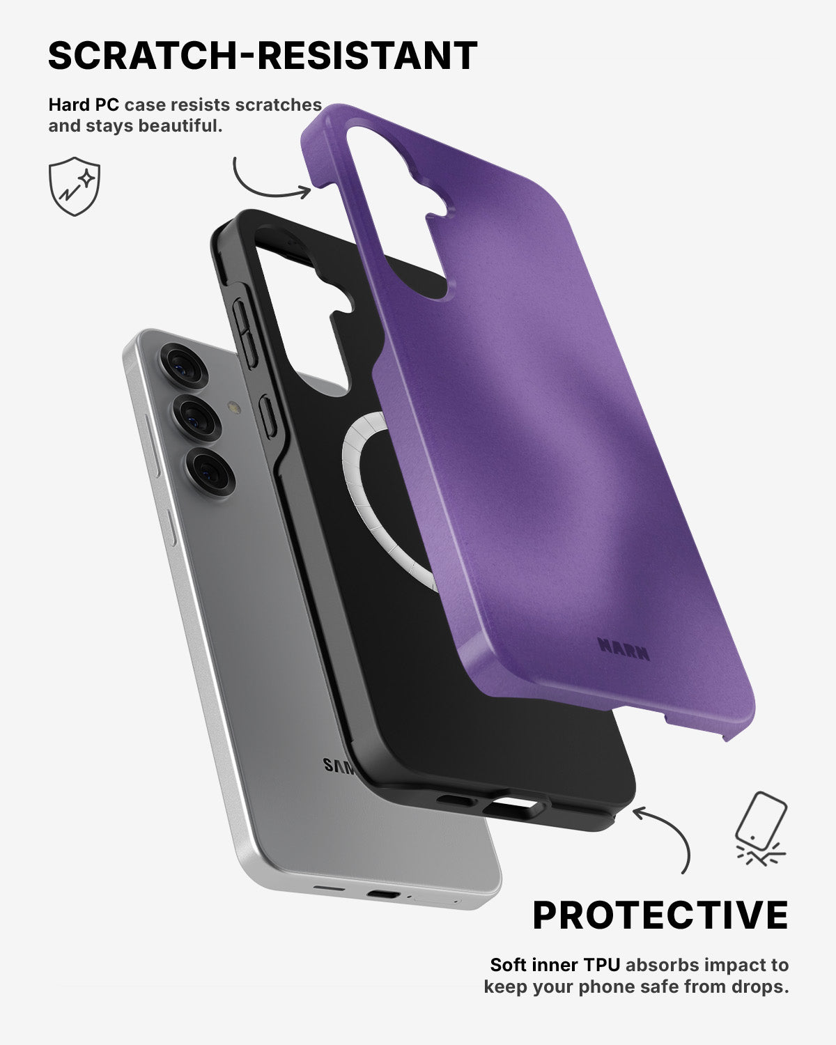 Samsung Galaxy S25 Tough Case – Violetta - View 2
