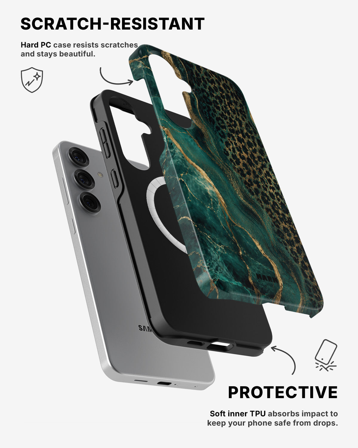 Samsung Galaxy S25 Tough Case – Velora - View 2