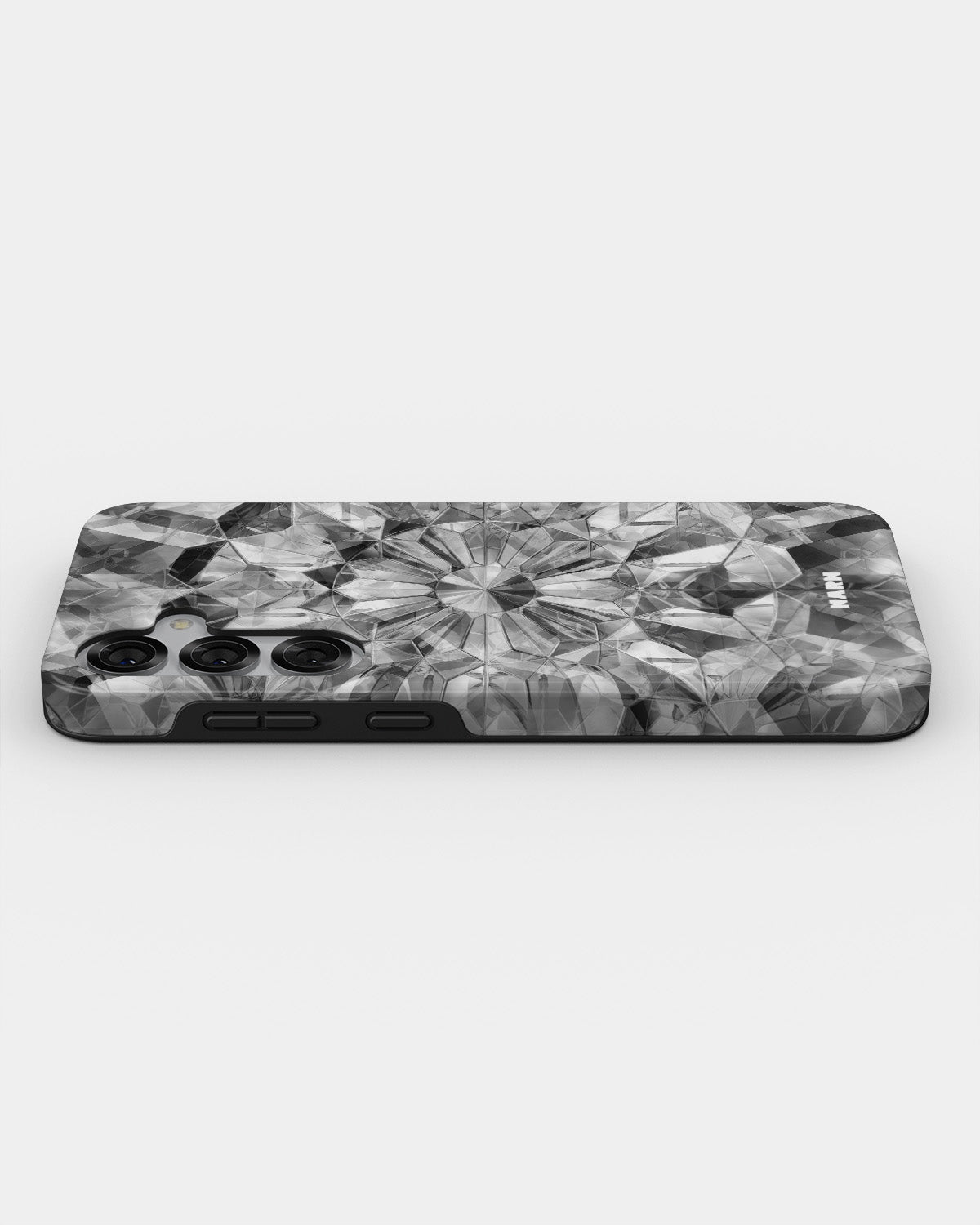Samsung Galaxy S25 Tough Case – Grey Crystals - View 3