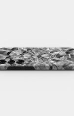 Samsung Galaxy S25 Tough Case – Grey Crystals - View 3