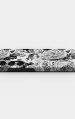 Samsung Galaxy S25 Tough Case – Black & White Bloom - View 3