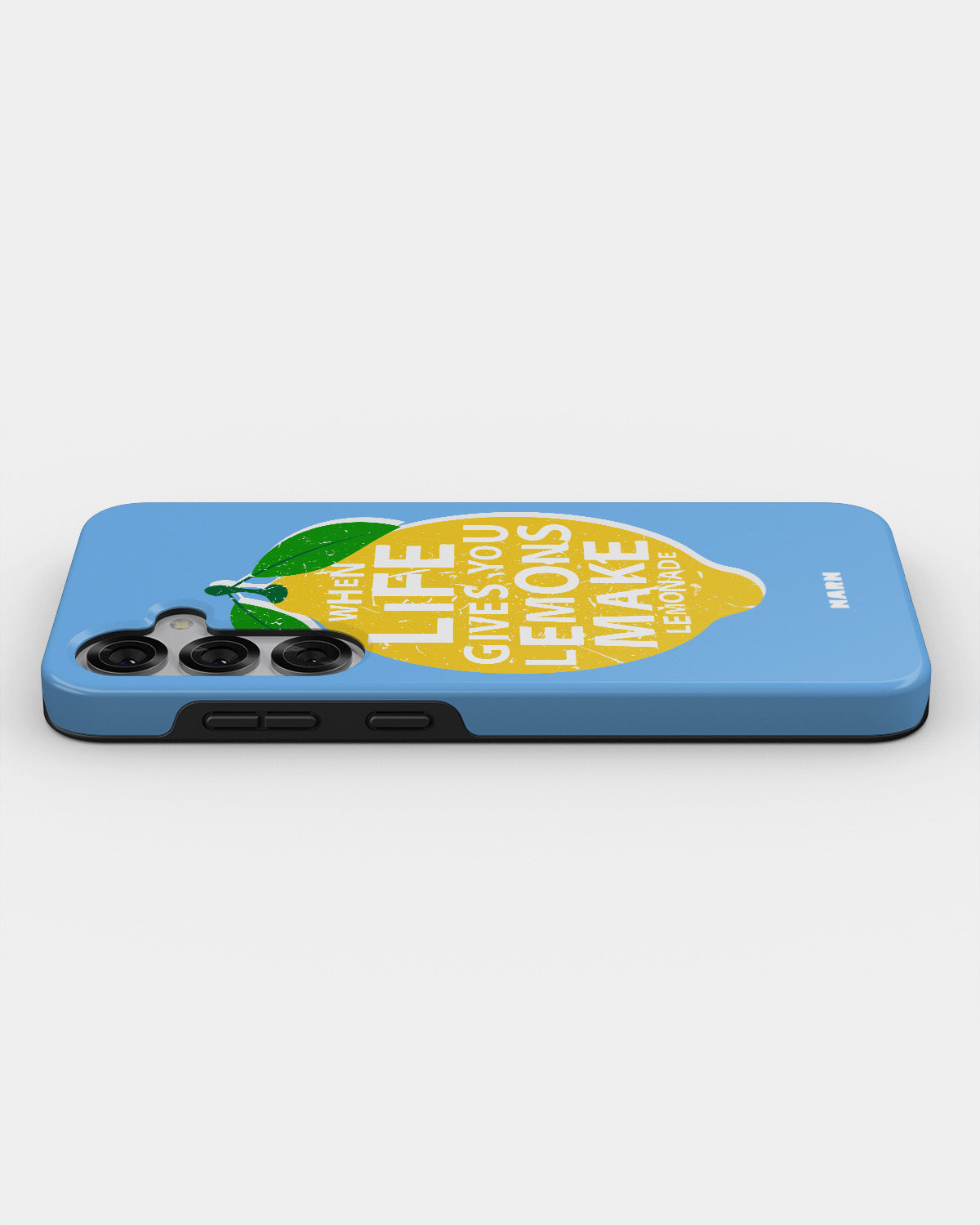 Samsung Galaxy S25 Tough Case – Lemon Quote - View 3
