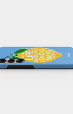 Samsung Galaxy S25 Tough Case – Lemon Quote - View 3