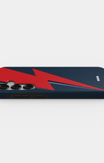 Samsung Galaxy S25 Tough Case – Blue Bowie - View 3