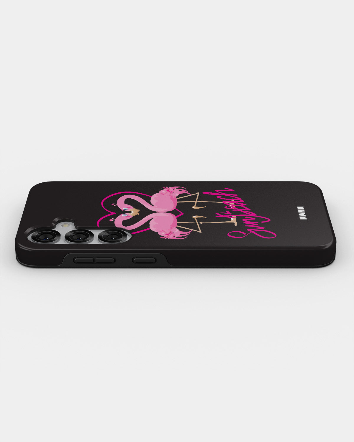 Samsung Galaxy S25 Tough Case – Beach Flamingo - View 3