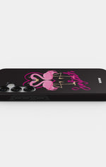 Samsung Galaxy S25 Tough Case – Beach Flamingo - View 3