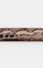 Samsung Galaxy S25 Tough Case – Brown Snakeskin - View 3