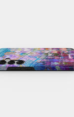 Samsung Galaxy S25 Tough Case – Purple Hearts - View 3