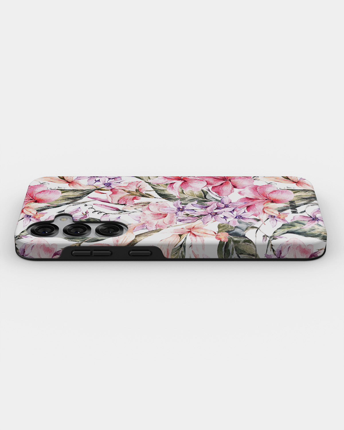 Samsung Galaxy S25 Tough Case – Watercolor Flowers - View 3