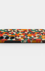 Samsung Galaxy S25 Tough Case – Retro Geometric - View 3