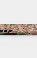 Samsung Galaxy S25 Tough Case – Flamingos & Flowers - View 3
