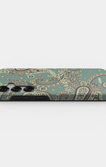 Samsung Galaxy S25 Tough Case – Paisley Green - View 3