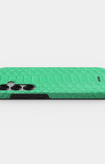 Samsung Galaxy S25 Tough Case – Turquoise Snake - View 3