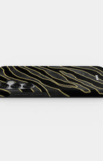 Samsung Galaxy S25 Tough Case – Golden Zebra - View 3