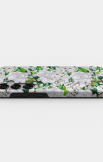 Samsung Galaxy S25 Tough Case – White Bloom - View 3