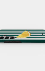 Samsung Galaxy S25 Tough Case – Lemon Stripes - View 3
