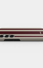 Samsung Galaxy S25 Tough Case – Bordeaux Stripe - View 3