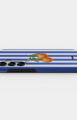 Samsung Galaxy S25 Tough Case – Orange Stripes - View 3