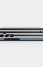 Samsung Galaxy S25 Tough Case – Bistro Stripes - View 3