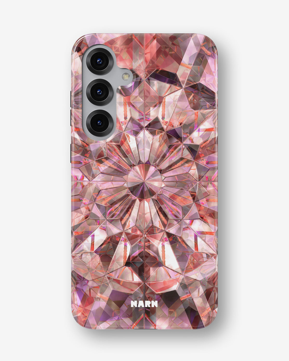 Samsung Galaxy S24 5G Tough Case – Pink Crystals - View 1