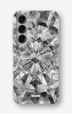 Samsung Galaxy S24 5G Tough Case – Grey Crystals - View 1