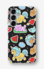Samsung Galaxy S24 5G Tough Case – Cute Stickers - View 1
