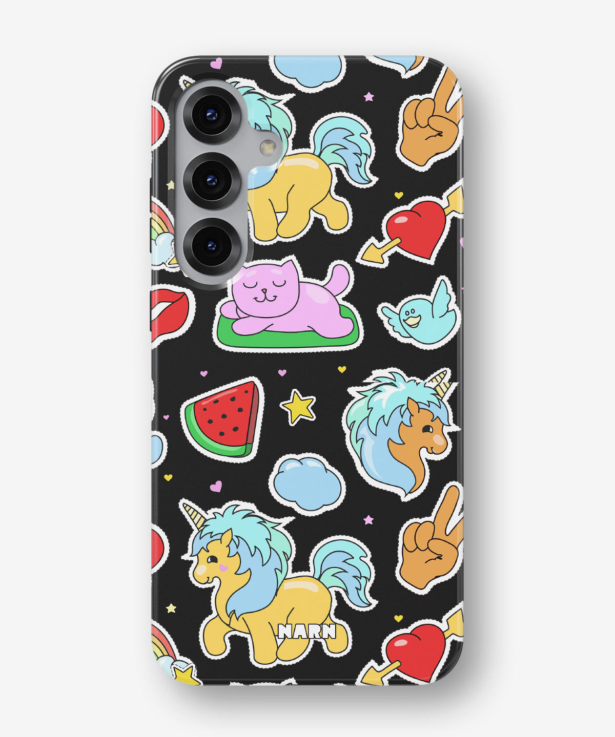 Samsung Galaxy S24 5G Tough Case – Cute Stickers - View 1