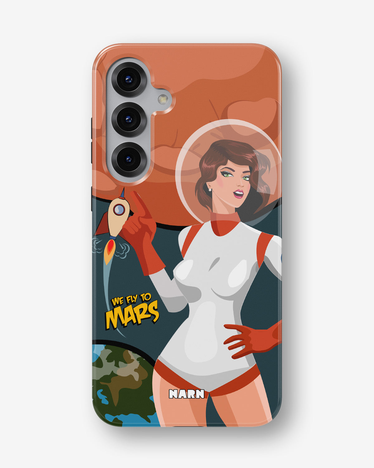 Samsung Galaxy S24 5G Tough Case – We Fly To Mars - View 1