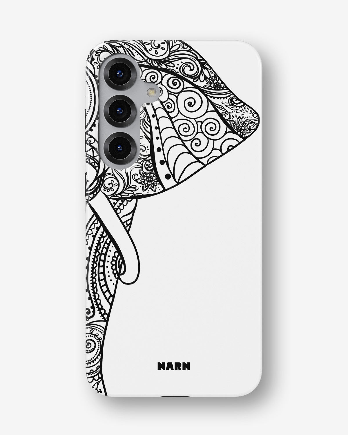 Samsung Galaxy S24 5G Tough Case – Mandala Elephant - View 1