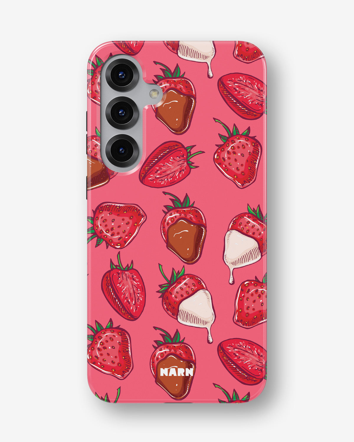 Samsung Galaxy S24 5G Tough Case – Strawberry Chocolate - View 1