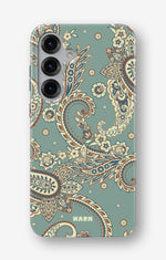 Samsung Galaxy S24 5G Tough Case – Paisley Green - View 1