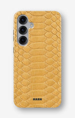 Samsung Galaxy S24 5G Tough Case – Yellow Snake - View 1